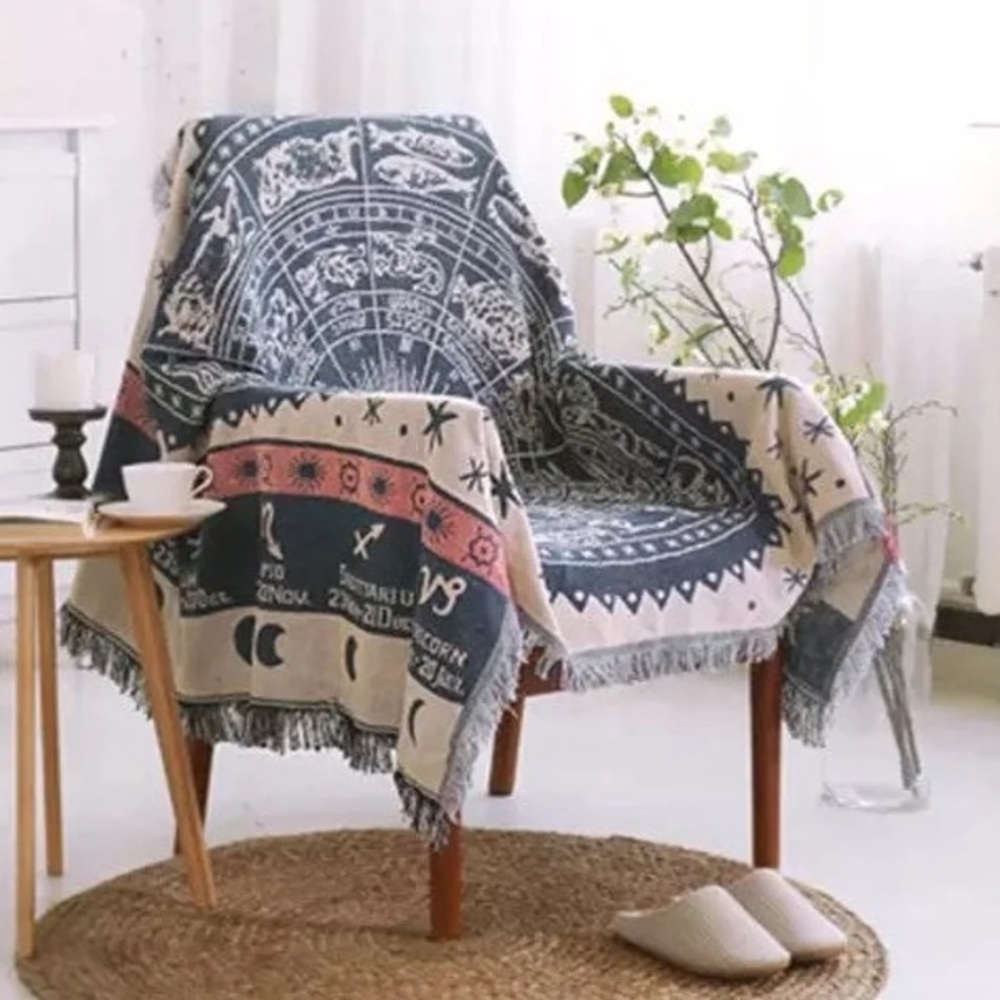 Horoscope Boho Blanket